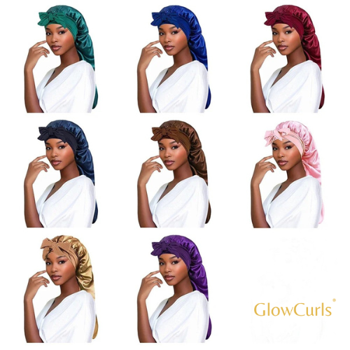Bonnet de nuit en satin